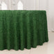 120inch Green Fringe Shag Polyester Round Tablecloth