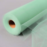 18inches x 100 Yards Sage Green Tulle Fabric Bolt, Sheer Fabric Spool Roll For Crafts