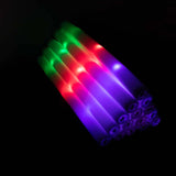 20 Pack Multicolor LED Foam Party Glow Sticks With 3 Flashing Modes