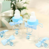 12 Pack | Small Blue Decorative Baby Pacifiers, Baby Shower Favors