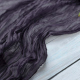 10ft Purple Gauze Cheesecloth Boho Table Runner