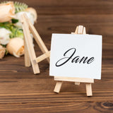 10 Pack | 5inch Natural Mini Rustic Place Card Table Number Holders