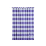 2 Pack | White/Lavender Lilac Cabana Stripe Thermal Blackout Curtains