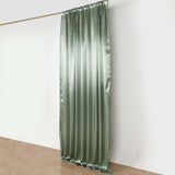 8ftx10ft Eucalyptus Sage Green Satin Formal Event Backdrop Drape