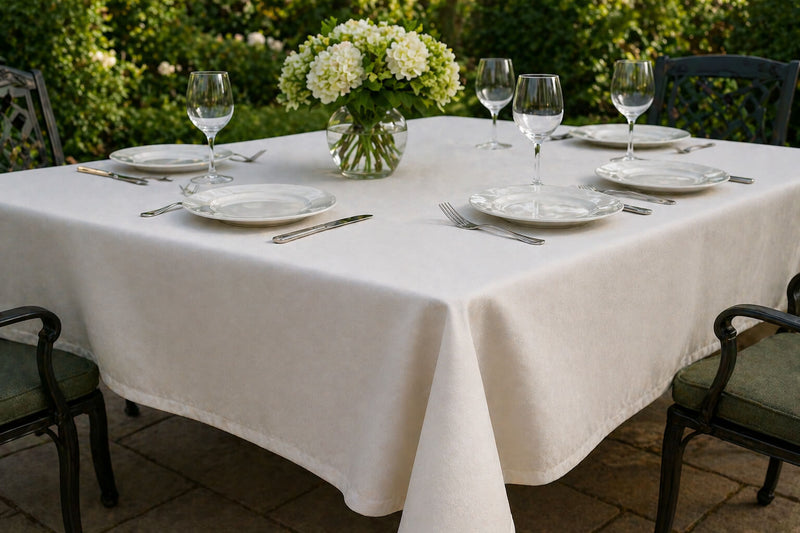 Heavier Polyester Fabric for Outdoor Tablecloths
