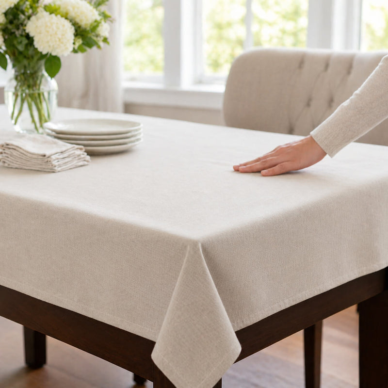 Heavier Tablecloth for Wood Tables