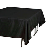 Black Polyester Square Tablecloth 70"x70"