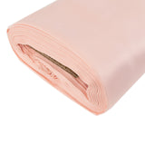 54inchx10 Yards Blush Lamour Satin Fabric Bolt, Heavy Matte Satin Fabric By The Yard