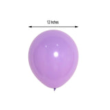 25 Pack | 12inch Matte Pastel Purple Helium or Air Latex Party Balloons