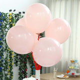 25 Pack | 12inch Matte Pastel Blush Helium or Air Latex Party Balloons