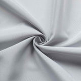 2 Pack Silver Polyester Event Curtain Drapes, 10ftx8ft Backdrop Event Panels With Rod#whtbkgd