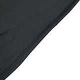 32inch Black Rouched Pleated Heavy Duty Spandex Cocktail Table Cover