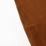 108" Cinnamon Brown Polyester Round Tablecloth