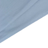 60"x102" Dusty Blue Premium Scuba Wrinkle Free Rectangular Tablecloth, Scuba Polyester Tablecloth