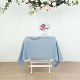 Dusty Blue Polyester Square Tablecloth 70"x70"