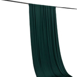 Hunter Emerald Green 4-Way Stretch Spandex Backdrop Curtain with Rod Pockets