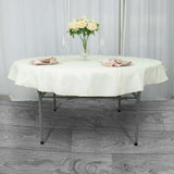 70" Ivory Premium Polyester Round Tablecloth - 220GSM