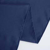 70"x70" Navy Blue Premium Polyester Square Table Overlay - 220GSM