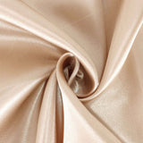 60"x126" Nude Satin Rectangular Tablecloth#whtbkgd