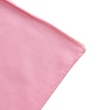 70" Pink Premium Scuba Wrinkle Free Square Table Overlay, Scuba Polyester Table Topper