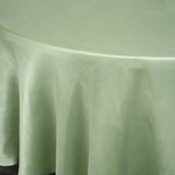 108" Sage Green Satin Round Tablecloth