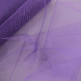 12inches x 100 Yards Purple Tulle Fabric Bolt, Sheer Fabric Spool Roll For Crafts