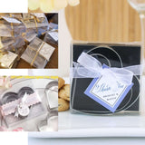 2pcs Stainless Steel Heart Shaped Cookie Biscuit Cutters Party Wedding Favors Set With Box - 2.5",3"