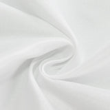 White tablecloth draped over a folding table for events and gatherings. #whtbkgd