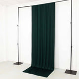 Hunter Emerald Green 4-Way Stretch Spandex Backdrop Curtain with Rod Pockets