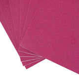 10 Pack | 12"x10" Self-Adhesive Glitter DIY Craft Foam Sheets | Hot Pink