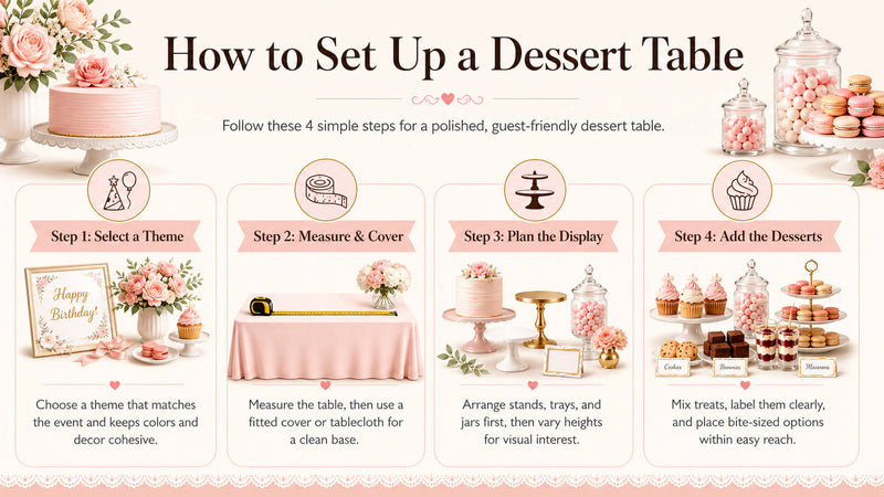 How to Setup Dessert Table