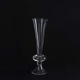 4 Pack | 11" Reversible Crystal Ball Trumpet Glass Vase