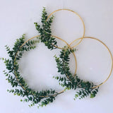 Metal Hoop Wreath, Floral Hoop, Wedding Hoops