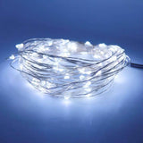 7.5 FT White Starry String Lights Battery Operated with 20 Micro Bright LEDs