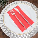 50 Pack | 2 Ply Soft Red Wedding Reception Dinner Paper Napkins