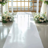 40inch x 100ft White PVC Aisle Runner