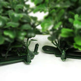 11 Sq ft. | White Tip Green Boxwood Hedge Garden Wall Backdrop Mat