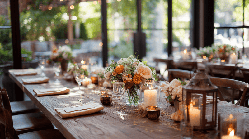 Intimate Guests Wedding Setting