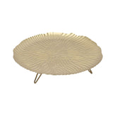 12inch Gold Wavy Hairpin Leg Metal Wedding Cake Cupcake Stand, Pedestal Serving Tray#whtbkgd