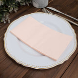 50 Pack | 2 Ply Soft Blush Wedding Reception Dinner Paper Napkins