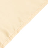 60"x102" Beige Lamour Satin Rectangle Tablecloth