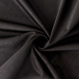 Black tablecloth draping a rectangular table on a plain background #whtbkgd
