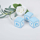 25 Pack | 2inch Blue Baby Shower Party Favor Candy Gift Boxes