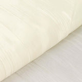 54inch x 10 Yards Ivory Accordion Crinkle Taffeta Fabric Bolt