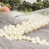 120 Pack | 20mm Glossy Ivory Faux Craft Pearl Beads & Vase Filler