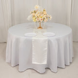 12x108inch Ivory Lamour Satin Table Runner