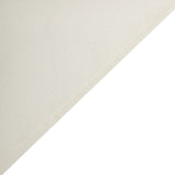 60"x126" Ivory Polyester Rectangular Tablecloth