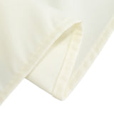 108" Ivory Cotton Blend Round Tablecloth