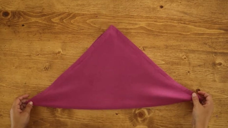 Napkin Folds for Wedding Receptions- knotted napkin fold