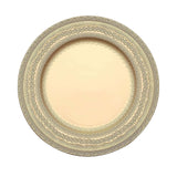 6 Pack | 13inch Gold Rustic Lace Embossed Acrylic Plastic Charger Plates#whtbkgd